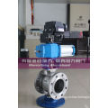 V Port Ball Valve with Double Action Actuator